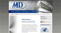 Desktop Screenshot of metal-dynamics.com